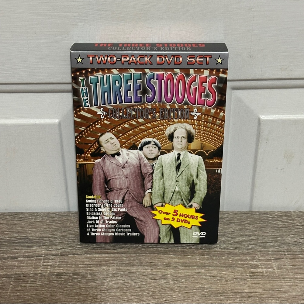 The Three Stooges 2003 2-Pack DVD Box Set Collector's Edition GUC